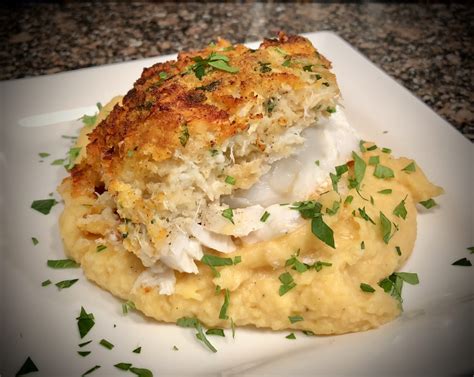 crab and fish|Fish with Crabmeat Stuffing .